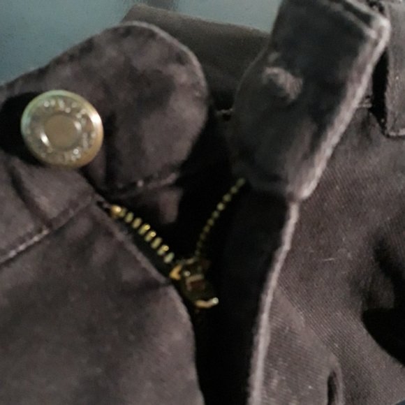 Dark Coffee Brown Denim Straight Relaxed Leg Sliming Jeans Plus Size 16 - Picture 6 of 7